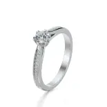 Pierścionek białe złoto z diamentami AJPZ_078